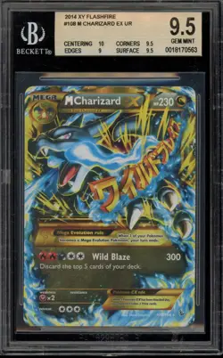 Pokemon Charizard EX XY Flash Fire Holo Ultra Rare #108 BGS 9.5 - Image 1