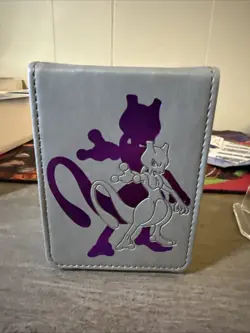 Pokemon TCG Mewtwo 2020 Ultra Pro Premium Alcove Flip Deck Box - Image 1