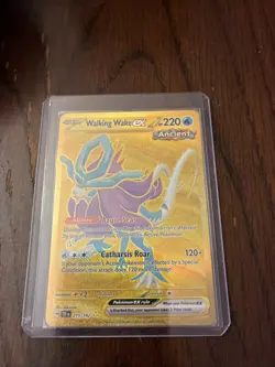 Pokemon TCG 2024 Walking Wake Ex 215/162 Secret Raw Gold Full Art|Fast Shipping - Image 1