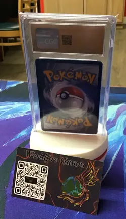 CGC 10 Pristine Eevee 074/131 2025 Prismatic Evolutions SWIRL Pokemon Day Promo - Image 2