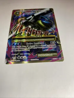 Pokemon TCG Mega M Blastoise EX Evolutions Full Art Ultra Rare Holo - Image 5