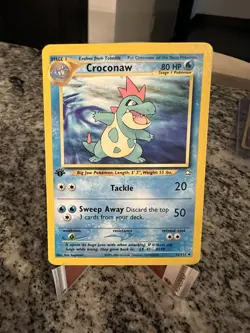 Pokemon TCG Croconaw Neo Genesis Unlimited 1st Edition 32/111 - Image 1