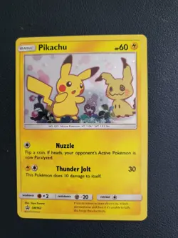 Pokemon Pikachu SM162 Sun & Moon Mimikyu Promo Holo - EX/LP - Image 1