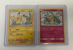 Pokemon TCG Pikachu Mimikyu Set of 2 SM Black Star Promo Sun Moon SM162 SM163 #1 - Image 3
