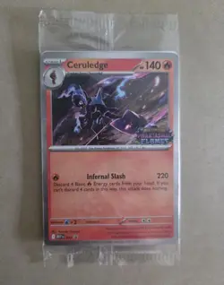 Pokemon TCG Phantasmal Flames Staff Stamped Prerelease Promo Sealed Set Of 4 - Image 1
