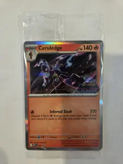 Pokemon TCG Phantasmal Flames Staff Stamped Prerelease Promo Sealed Set Of 4 - Image 1