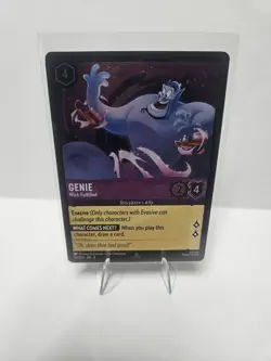 2024 Disney Lorcana - Azurite Sea Cold Foil Genie - Wish Fulfilled Rare #53 - Image 1
