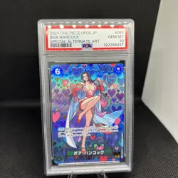Special Alternate Art Boa Hancock One Piece OP09 Japanese SP OP07-051 SR PSA 10 - Image 1