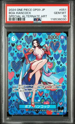 PSA 10 Boa Hancock Special Alternate Art SP #051 2024 One Piece OP09 Japanese - Image 1