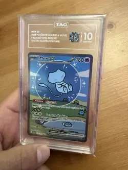 Pokemon Mew EX Bubble Mew Tag 10 Gem Mint 232/091 Sir SV Paldean Fates - Image 1