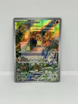 Pokemon TCG Charmander 044 Sv: Scarlet & Violet Promo Cards Holo LP + - Image 1