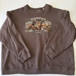 Vintage Croft And Barrow Embroidered Deer Crewneck Duck Hunting Nature Mens XL - Image 1
