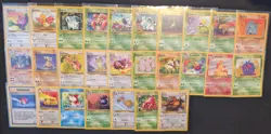 CHEAP JUNGLE Pokemon Partially Complete (27 Cards) WOTC TCG Played Lot 213🔥 - Image 1