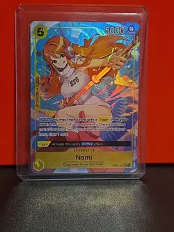 Nami OP08-106 SR Alt Art Two Legends One Piece TCG English, Near Mint Condition - Image 1