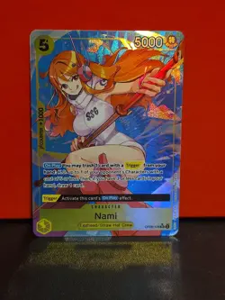 Nami OP08-106 SR Alt Art Two Legends One Piece TCG English, Near Mint Condition - Image 3