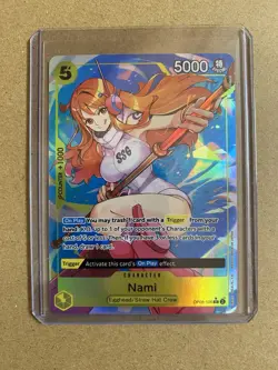 ONE PIECE NAMI OP08-106 SR ALT ART TWO LEGENDS ENGLISH - Image 3