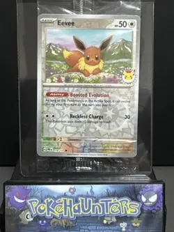 Pokemon Card Eevee 074/131 Pokemon Day Stamped Promo 2025 Sealed Near Mint - Image 1