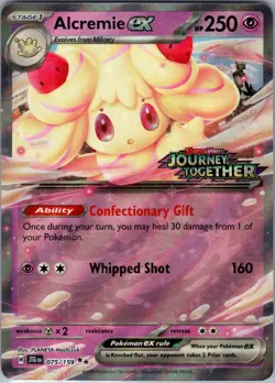 Alcremie ex (Journey Together Stamped) Double Rare Miscellaneous Cards & Product - Image 1