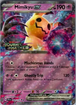 Mimikyu ex (Journey Together Stamped) Double Rare Miscellaneous Cards & Products - Image 1