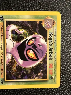 Koga's Arbok 25/132 Gym Challenge Rare Pokemon Card NM 1st Edition - Image 2