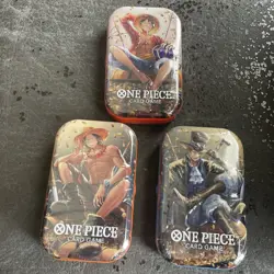 One Piece Card Game Mini-Tin Pack Set Vol.2 FULL SET IN HAND READY TO SHIP - Image 1