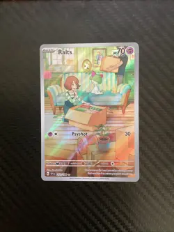 Pokemon Cards TCG Ralts Scarlet & Violet Holo Illustration Rare Card 211/198 NM - Image 1