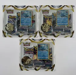 Pokemon Trading Card Game Silver Tempest 6 Packs Total Lot of 3 3-pack Blisters! 820650850967 - Image 1