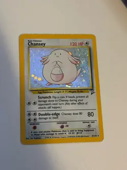 Pokemon Chansey 003/102 Base Set Holo Rare Card 120HP The Pokemon Company - Image 1