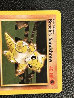 Pokemon TCG Brock's Sandshrew Gym Heroes 71/132 1st Edition Common Card WOTC - Image 2