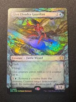 Glen Elendra Guardian - Showcase FOIL - MTG Lorwyn Eclipsed #305 - NM - Image 1