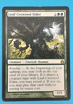 Leaf-Crowned Elder LP MTG Morningtide - Image 1