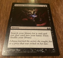 NM Demonic Tutor #49 Duel Decks: Divine vs. Demonic List Reprints DvD LIST - Image 2