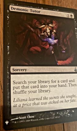 NM Demonic Tutor #49 Duel Decks: Divine vs. Demonic List Reprints DvD LIST - Image 4