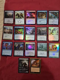 Magic The Gathering Promo Lot Of 17 LP/Mint Condition Padeem Consul Of Innovatio - Image 1
