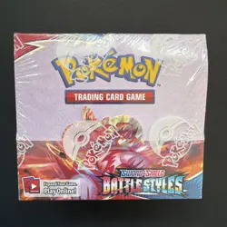 Pokemon TCG - Sword & Shield - Battle Styles Booster Box - Damaged Error Box 820650818189 - Image 1
