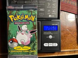 Wizards of the Coast Pokemon Jungle Booster Pack **FACTORY SEALED** WEIGHED - Image 1