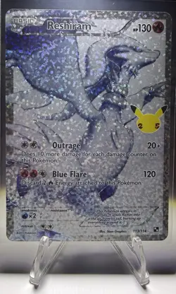 Reshiram 113/114 Celebrations: Classic Collection Pokemon TCG - Image 1