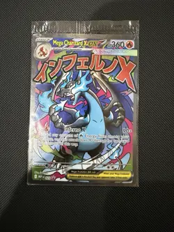 Pokemon TCG Mega Charizard X Ex Promo 023 Sealed Holo with Oricorio EX - Image 1