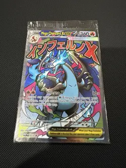 Pokemon TCG Mega Charizard X Ex Promo 023 Sealed Holo with Oricorio EX - Image 2