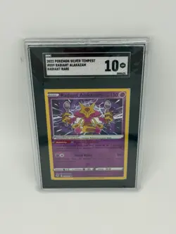 2022 Pokemon Silver Tempest #059 Radiant Alakazam 059/195 - Image 3