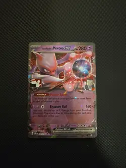 Team Rocket's Mewtwo Ex Play Pokemon Prize Pack Series 8 - Image 1