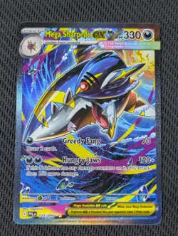 Mega Sharpedo Ex Pokemon Phantasmal Flames PFL 127/094 Special Illustration Rare - Image 1