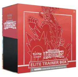 Pokemon TCG Sword & Shield Battle Styles Elite Trainer Box ETB RED NIB SEALED - Image 1