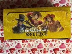 One Piece 12x Mini Tin Pack Set Vol 2 Display TS-02 24x OP-13 PACKS - Image 1