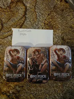 IN HAND - One Piece TCG Tin Pack Set Vol 2 (TS-02) - Lot of 3 - SHIPS Fast - Image 1