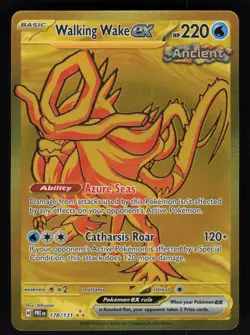 Walking Wake ex 178/131 SV: Prismatic Evolutions Hyper Rare Pokemon TCG Card NM - Image 1