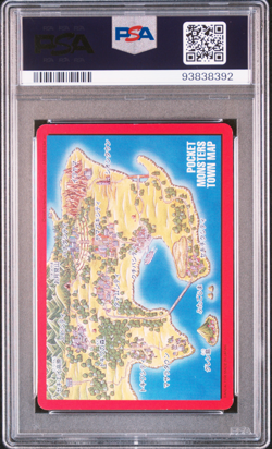 PSA 8 Charizard Town Map Trainer Carddass Vending 1996 Japanese Bandai Pokemon - Image 2
