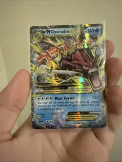 Pokemon Mega Gyarados EX TCG Holo Ultra Rare Card Breakpoint 27/122 NM - Image 1