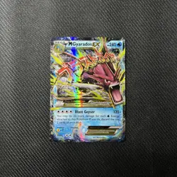 Pokemon TCG M Gyarados EX 27/122 XY BREAKpoint Ultra Shiny Holo Rare Card NM - Image 1