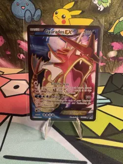 Gyarados EX Full Art Holo Ultra Rare 114/122 XY-Breakpoint Pokemon TCG - Image 1